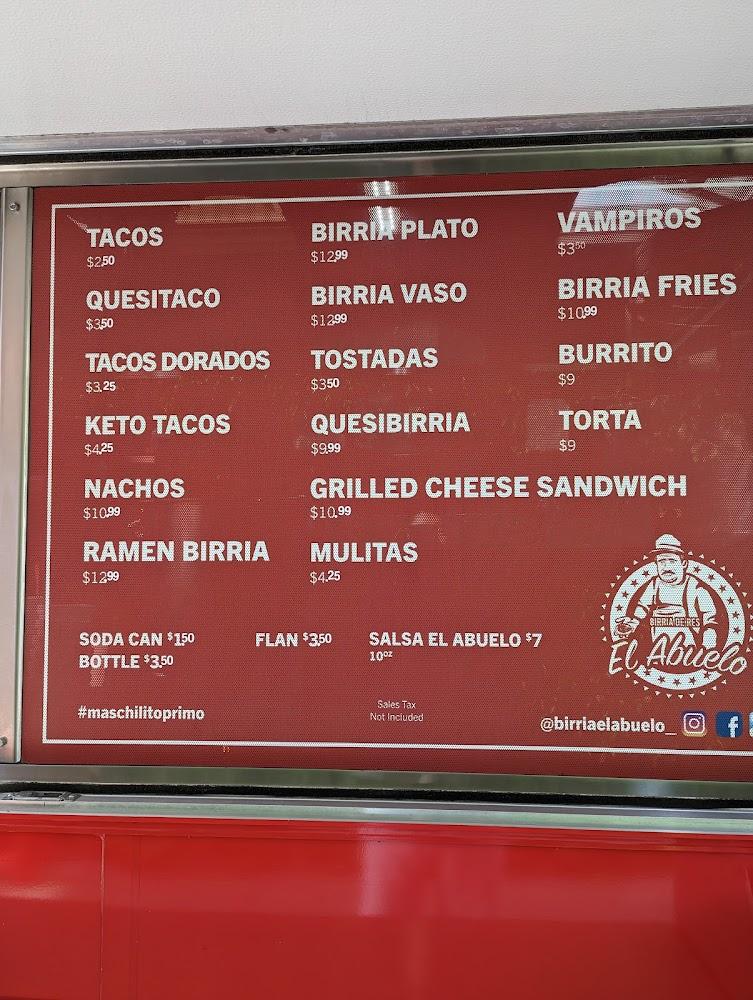 Birria El Abuelo Consome 8oz/Climits Apply/Conditions Apply/Consome Extra Will Be Charged $1.00 For Each One.